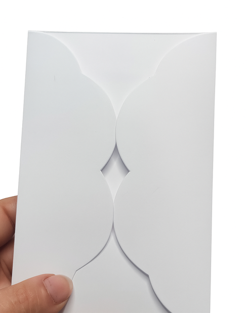 50 Envelopes para convite Modelo Mini Nuvem branco 10X15cm